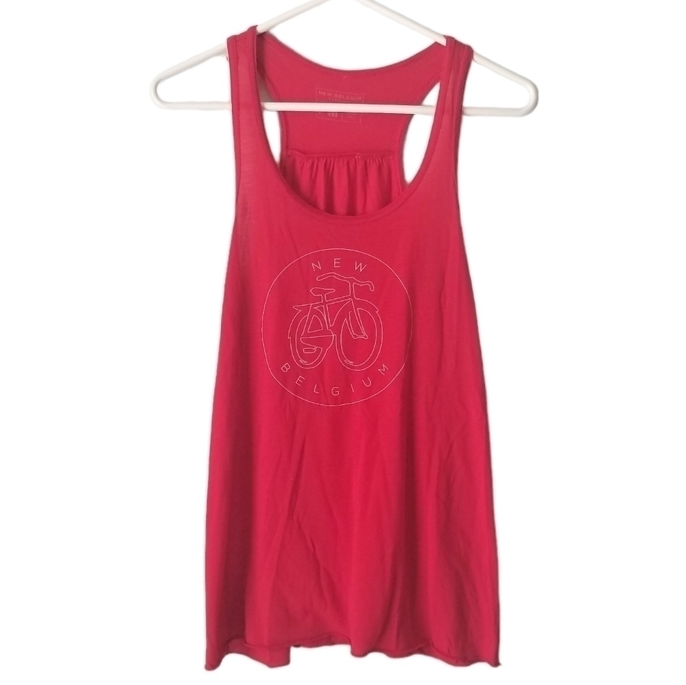 New Belgium Brewing Red Racerback Tank Size M
